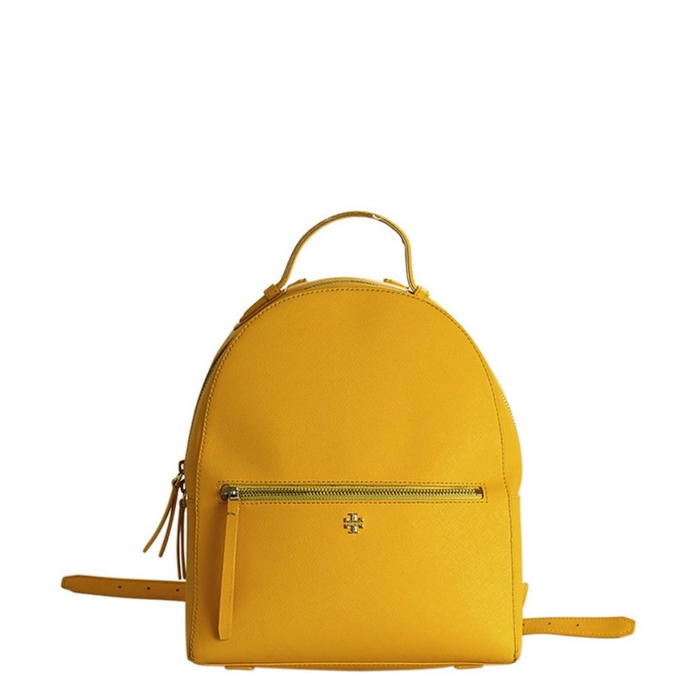 Tory Burch Emerson Yellow Leather Backpack 200812